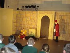 Picture of bitesize theatre company performing on stage